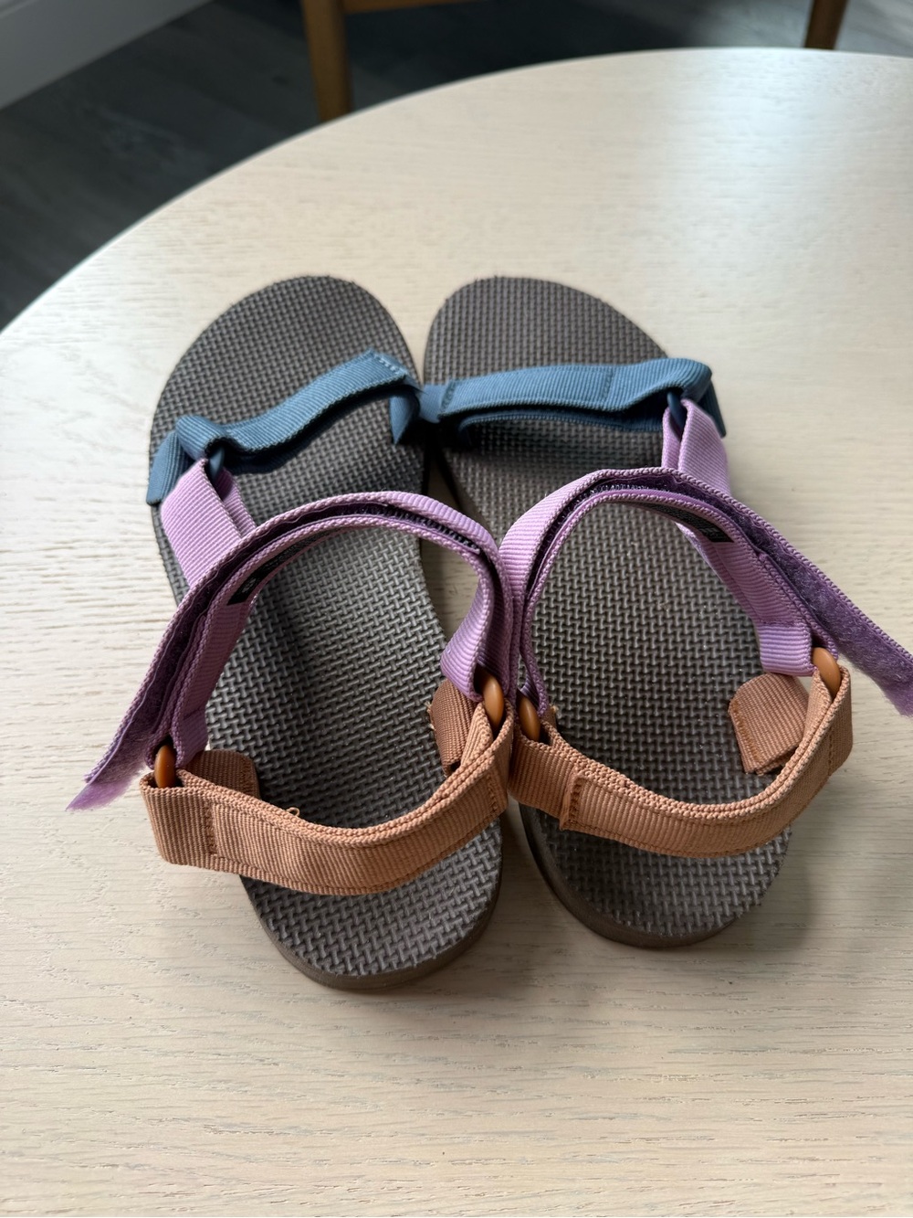 Teva Women’s Multi-Strap Sandals — Purple, Blue & Brown - Picture 4 of 5